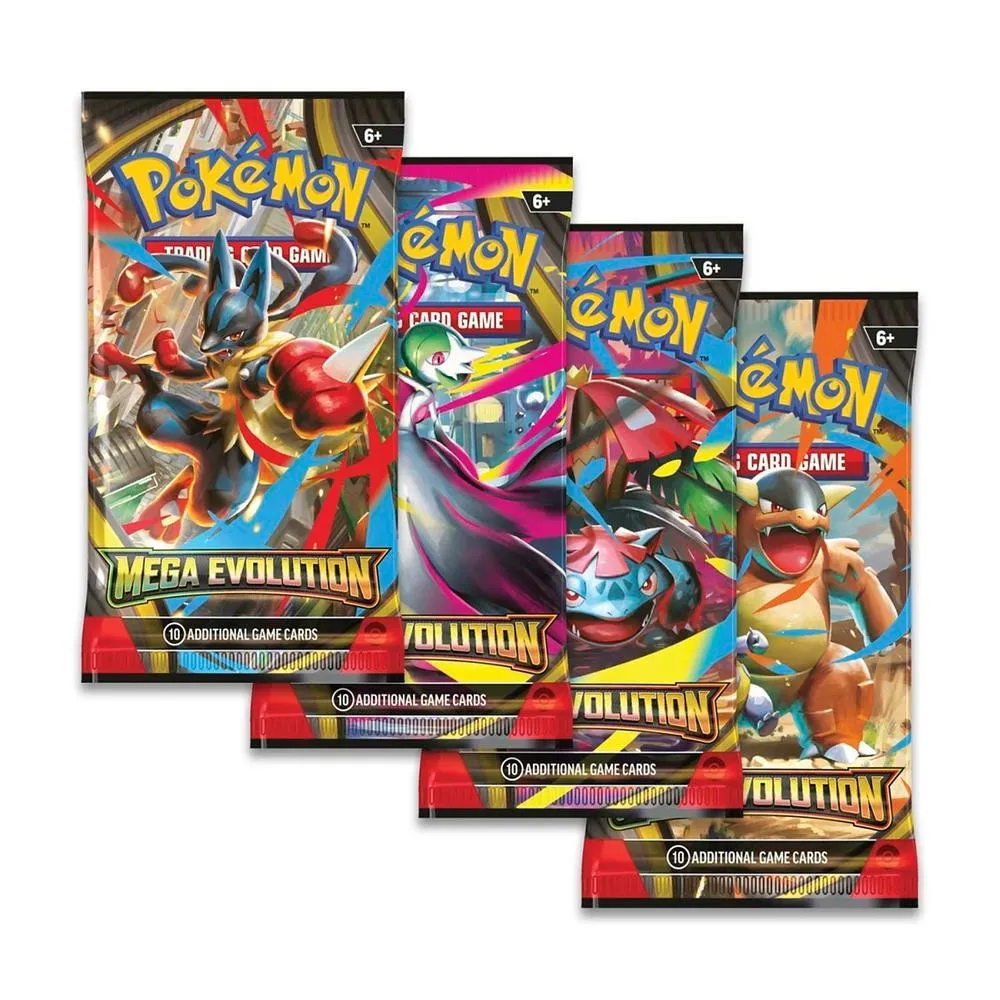 Booster packs de Pokémon TCG Mega Evolution